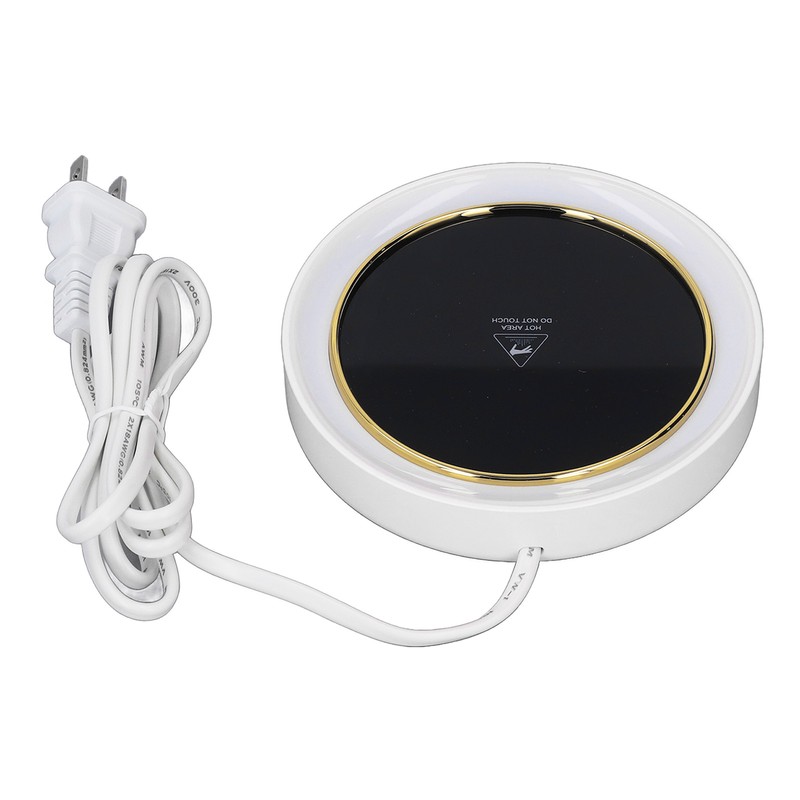 Electric Cup Warmer Constant Temperature 2 Modes LED Light Desk