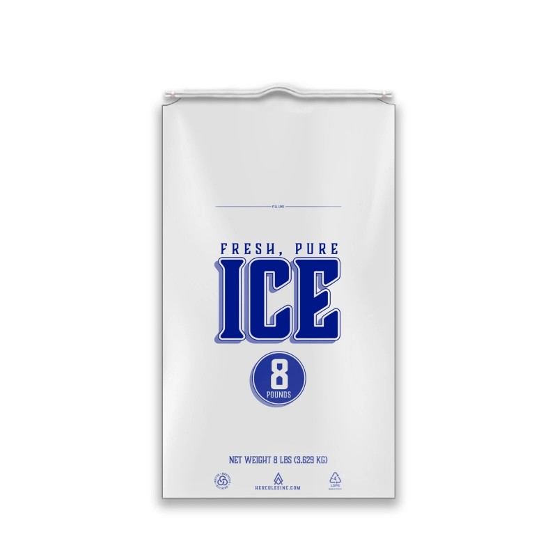 Hercules Incorporated Ice Bags - Drawstring - Fresh, Pure Ice