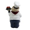 KiaoTime Restaurant Kitchen Decorative Cooking Chef with Fruit Figurine Counter