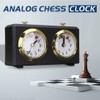 Chess Timer, Professional Analogue Count Up/Count Down Timer for Chess