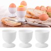 4 Pcs Egg Cups, Plastic Egg Cups, Lightweight Boiled Eggs