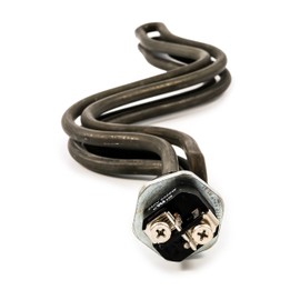 Camco 02962/02963 5500W 240V Screw-In Lime Life Ripple Water Heater Element - Ultra Low Watt Density