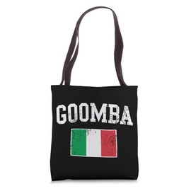 Goomba Italian Flag Italia Italy Vintage Distressed Tote Bag