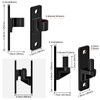 Insaga Heavy Duty Gate Hinges, 4Pack High Strength Steel with