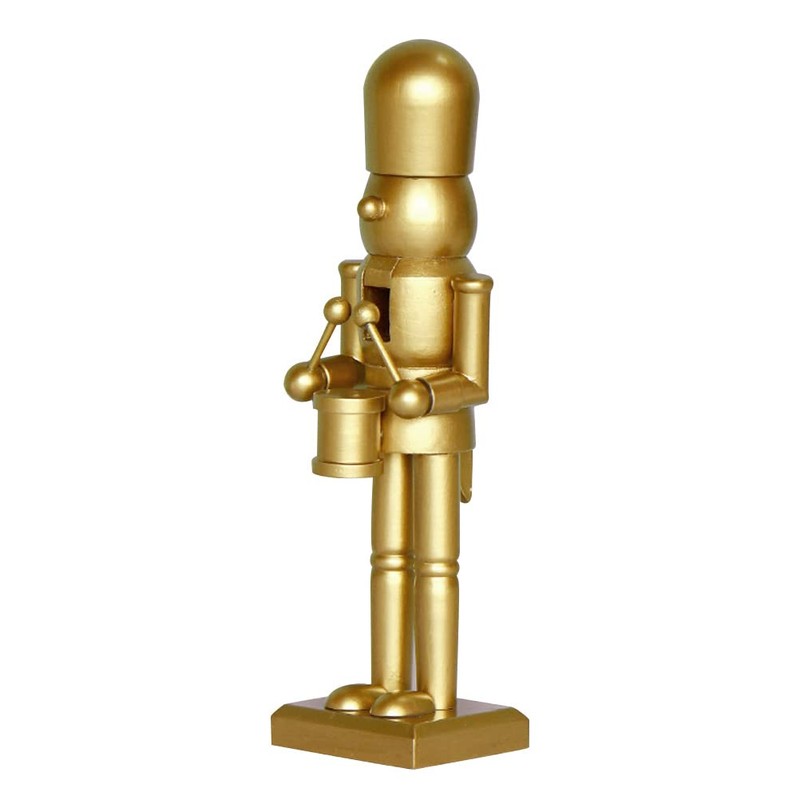 LUOZZY Christmas Craft Wood Nutcracker Figurines Unfinished Wood Nutcracker Soldier