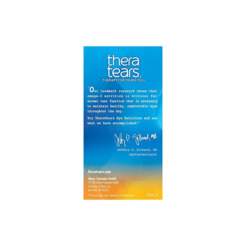 Theratears Nutrition Suplemento Omega-3 de 1200 mg, 90 cápsulas (2