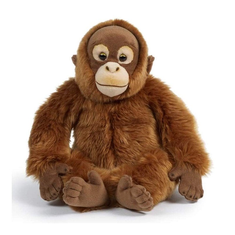 Living Nature AN393 Soft Toy Animal Orangutan, Brown