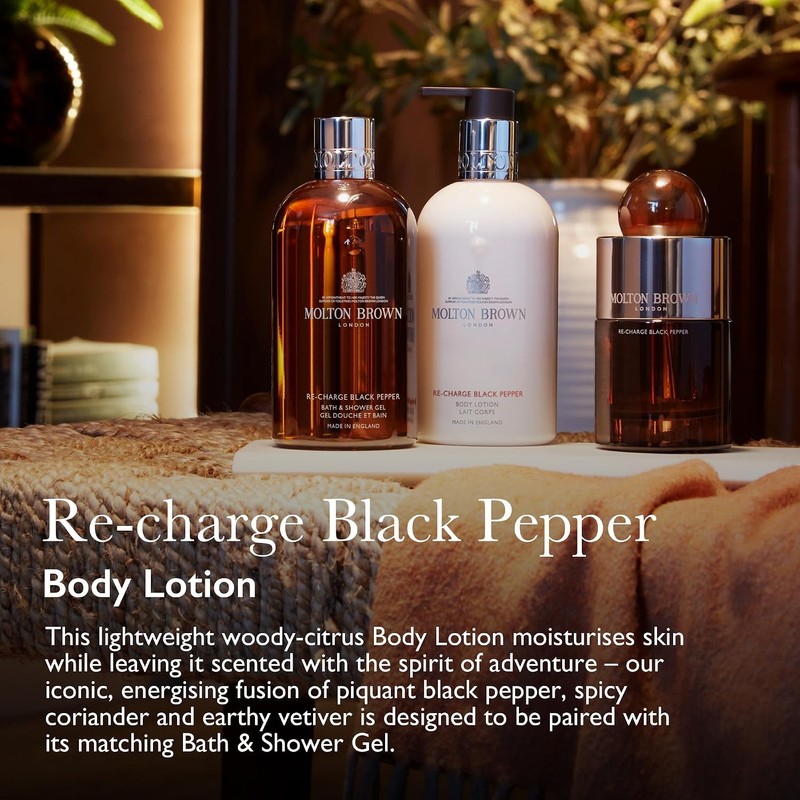 Molton Brown Molton Brown Re-charge Black Pepper Body Lotion, 10