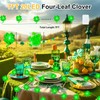 Aogist St. Patrick 's Day Clover String Lights, 16 ft