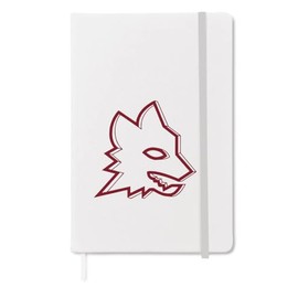 AS Roma Notebook Lupa A5 Copertina Rigida - Bianco