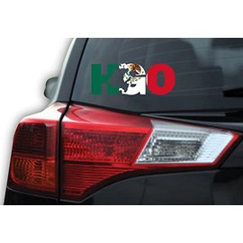 X Graphics Hidalgo Letters Decal Car Window Laptop Map Vinyl Sticker HGO Mexico (Mexican Flag, 3.3 in x 9 in )