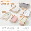 BAGAIL 4 Set/6 Set/8 Set Compression Packing Cubes Travel Accessories