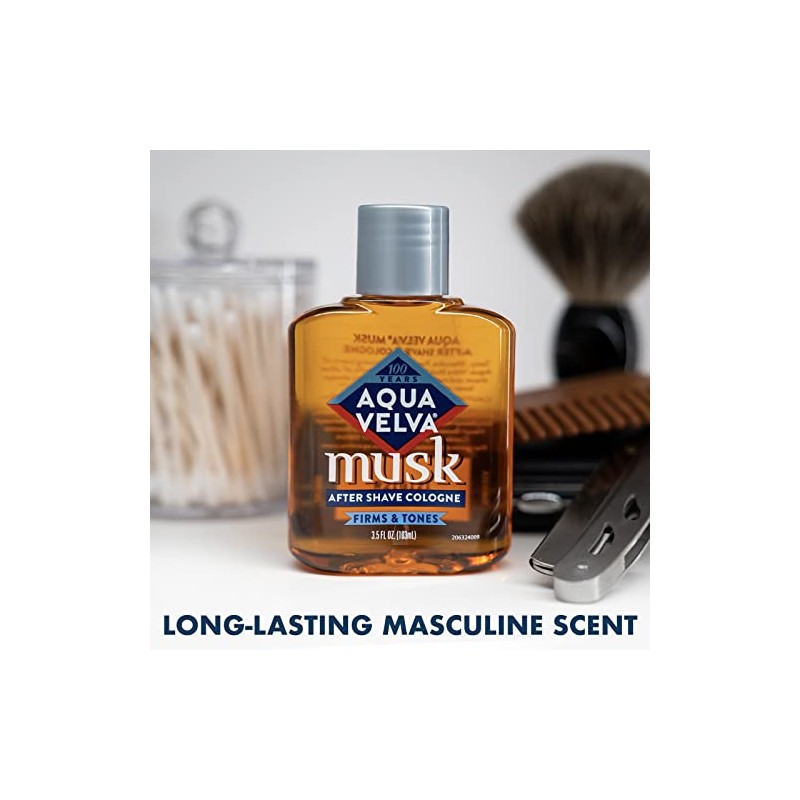 Aqua Velva After Shave, Musk, 3.5 Ounce