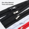 8 PCS Zipper Repair Kit Spare Zipper Pull 4 Sizes