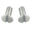 E-outstanding 50-Pack Wallplate Screws White Replacement Wall Plate Mounting Screws