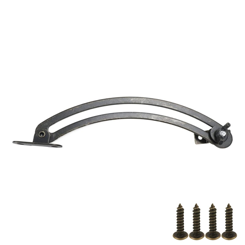 2 Pairs Bronze Lid Support Hinges, Bronze Left and Right