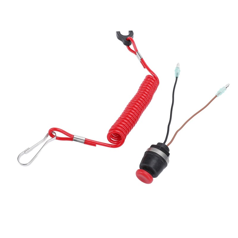 Boat Safety Kill Stop Switch Stop Cord with Wrist Strap,