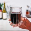 Viski Insulated Double Walled Wine Set with Cut Crystal Design-Dishwasher