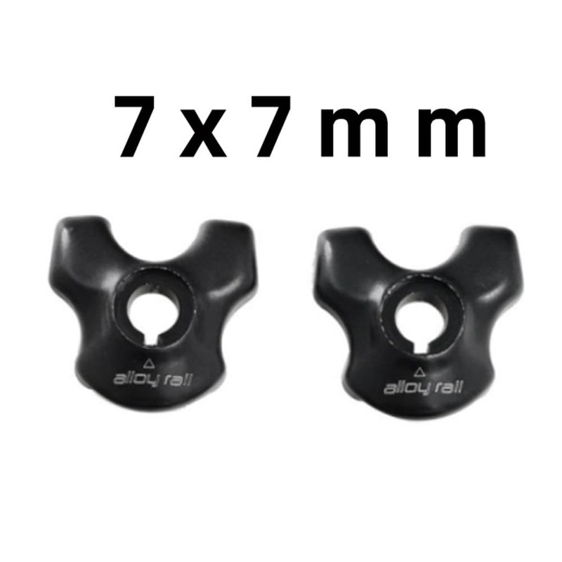 Ahvqevn Bicycle Seatpost Clamp Carbon Saddle Rail Adapter 7x7mm Bicycle
