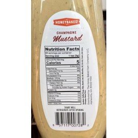 Honey Baked Ham Champagne Mustard Sauce 12 oz w/Harper & Ivy Magnetic List
