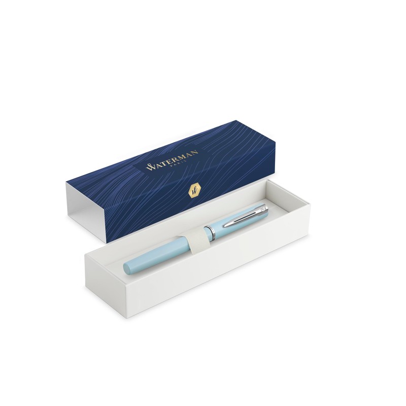 Waterman Allure Fountain Pen | Baby Blue Pastel with Chrome
