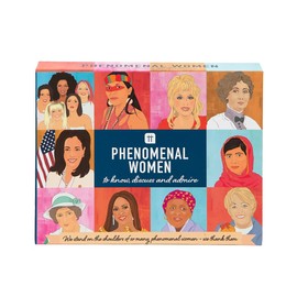Talking Tables Phenomenal Women Conversion Game with Thought-provoking Question Cards | For After Dinner, Gifts for Her, Feminists, Stick Fillers