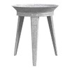 Panacea Galvanized Metal Outdoor Bird Bath, 2 Inch Bird Bath