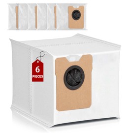 6 Pack Replacement Dust Bags Compatible with Eufy Omni C10 C20 Robot Vacuum Cleaner, 3L large Capacity Dust Bags,3-Layer Replacement Disposable Bags, Vacuum Accessories