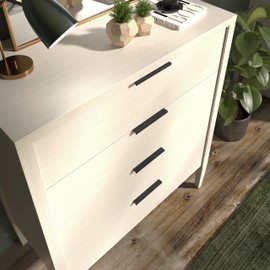 SOTECH Blankett Jane Furniture Handles 150 mm Black BA 96 mm Cabinet Handles for Mounting on the Front Interior Includes Fixing Screws Pack of 10