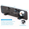 Kitbest Rear View Mirror, Universal 11.4 Inch Interior Clip On