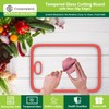 Tempered Glass Cutting Board for Kitchen Counter – Dishwasher Safe,