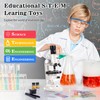 Hesygo Science Kits for Kids Beginner Microscope with LED 100X