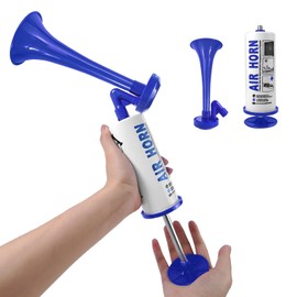 yuejuhe Airhorn Compressed Air Horn, Compressed Air Fanfare Air Horn, Extremely Loud Gas Horn, Signal Horn, Gas Horn, Air Horn for Handball, Football, Stadium Horn, Boat Party