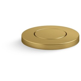 KOHLER 35726-2MB K-35726-2MB Garbage Disposal Air Switch Button, Vibrant Brushed Moderne Brass