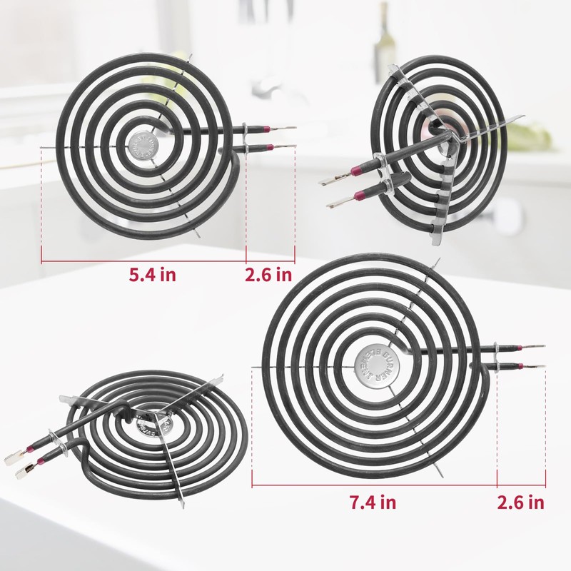COZZIVITA WB30M1 and WB30M2 GE Hotpoint Electric Stove Burner Replacement
