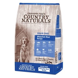 Grandma Mae's Country Naturals Grain Free Dry Dog Food 4 LB Whitefish Recipe
