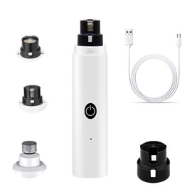 EVISTR Electric Nail File for Dogs - Pet Nail Clippers with 2 Fast Cutting Speeds, LED Light for Grooming Claws for Small, Medium and Large Dogs