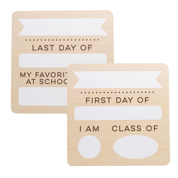 Kate & Milo First & Last Day Board, Dry Erase,