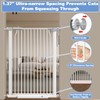 Qonimm 40.55" Extra Tall Baby Gate -29.6"-79.5" Extra Wide Baby