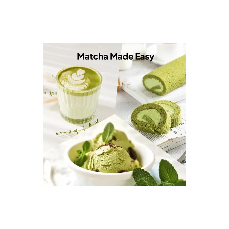 Polvo De Matcha Orgánico 8 Oz (lata) Grado Culinario