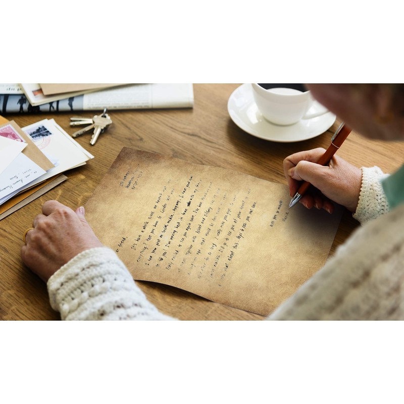 Pack of 50 Old Paper 100 g - Craft DIY