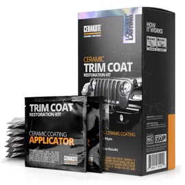 CERAKOTE® Ceramic Trim Coat Kit - Quick Plastic Trim Restorer - Ceramic Coating Guaranteed Restoration to Last Over 200 Washes – A Ceramic Coating, Not a Dressing