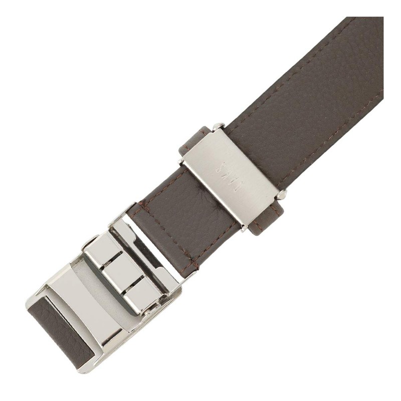 Ducks DB24760 Men's Genuine Leather Belt, Made in Japan, Buckle