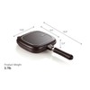 Happycall Titanium Nonstick Double Pan, Flip Pan, Square, Dishwasher Safe,
