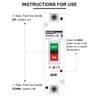 DIHOOL 125 Amp Heavy Duty Battery Disconnect Switch, DC Circuit