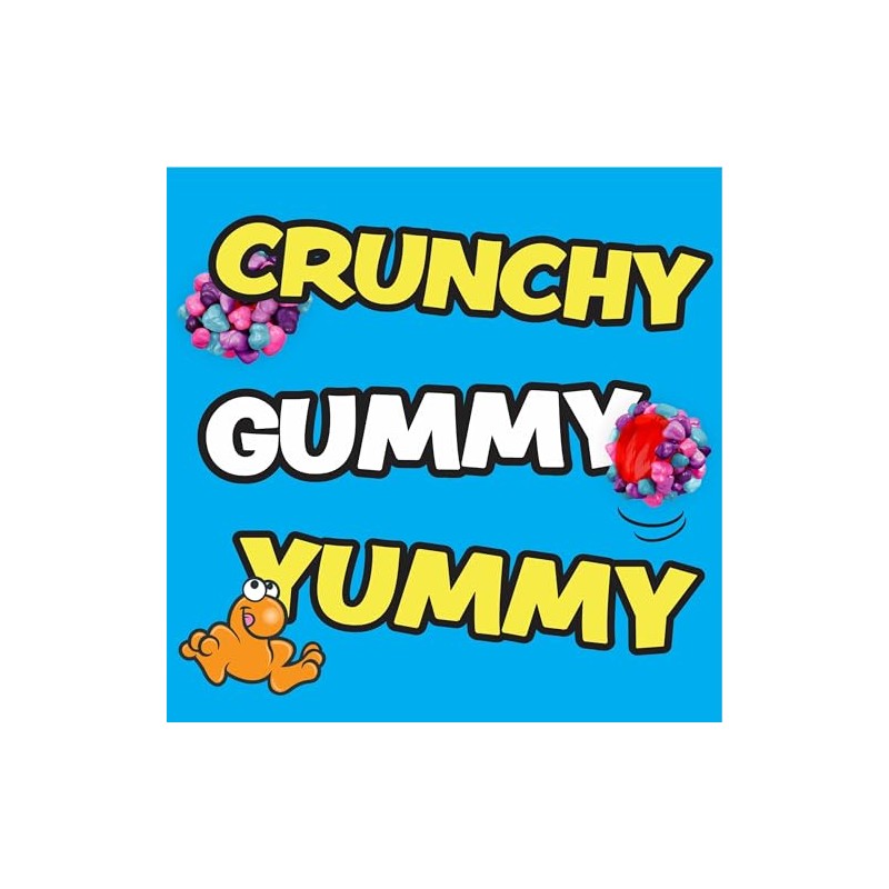 NERDS Very Berry Gummy Clusters - Crunchy and Gummy Treats