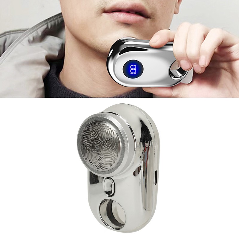 Electric Beard Trimmer Portable Electric Beard Clipper USB Rechargeable Men