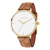 Tamaris Logomania Watch, Gold / Brown, Modern