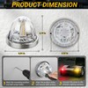 4PCS Dual Color Watermelon Lights, 30 Ultra-Bright LEDs with Steady