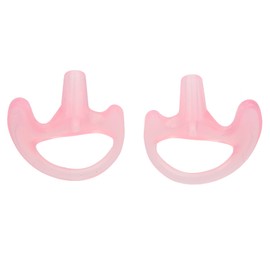 5 Pair Radio Ear Mold Earbud Replacement Left Right Earpiece Insert Walkie Talkie Silicone PinkL
